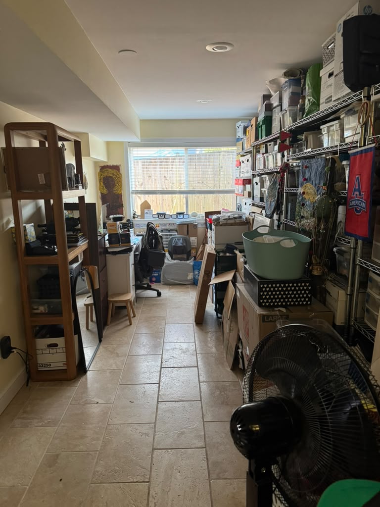 Art room after organizing