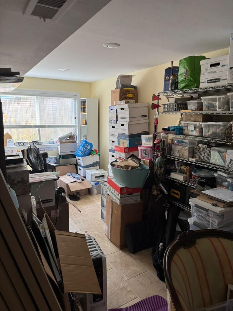 Art room before organizing