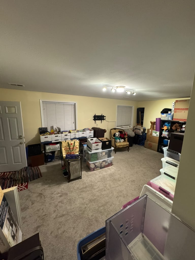 Play room after organizing